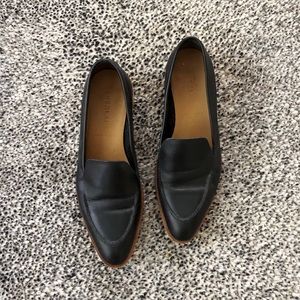 everlane modern loafers - black